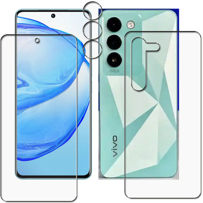 tombik Front and Back Screen Guard for kk80-Vivo T3 5G-fb,lens(Pack of 3)