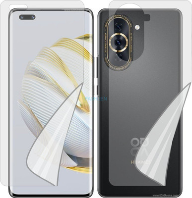 Fasheen Front and Back Screen Guard for HUAWEI NOVA 10 PRO (Edge To Edge TPU Covers Curved Edges)(Pack of 1)