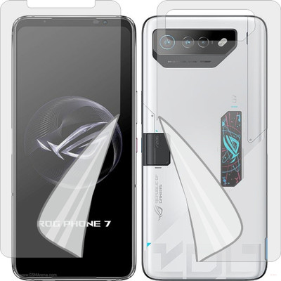 Fasheen Front and Back Screen Guard for ROG PHONE 7 ULTIMATE (Edge To Edge TPU Full Coverage)(Pack of 1)