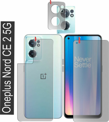 chakoor Front and Back Screen Guard for Oneplus Nord Ce 2 5G(Pack of 3)