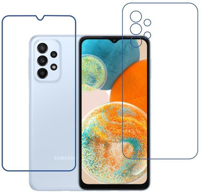 DVTECH Front and Back Screen Guard for 9H Samsung Galaxy A23 5G(Pack of 1)