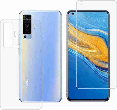 Guardor Front and Back Screen Guard for Vivo X50 Screen Protector And Screen Guard Anti Glare Scratch Resistant 9H Front And Back Sceeen Guard.(Pack of 2)