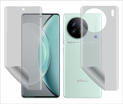 TELTREK Front and Back Screen Guard for VIVO X90S V2241HA (Edge to Edge Full Screen Protector)(Pack of 1)
