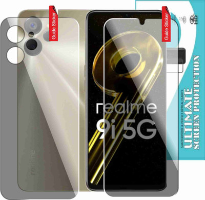 FINCH Front and Back Screen Guard for REALME 9I 5G(Pack of 2)