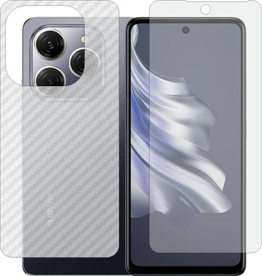TELTREK Front and Back Screen Guard for Tecno Spark20 Pro(Pack of 2)