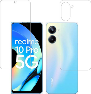 Vatsin Front and Back Screen Guard for Realme 10 Pro 5G(Pack of 2)