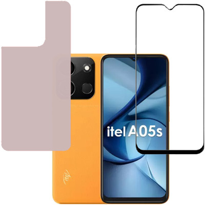 KARTRAY Front and Back Screen Guard for itel A05s(Pack of 2)