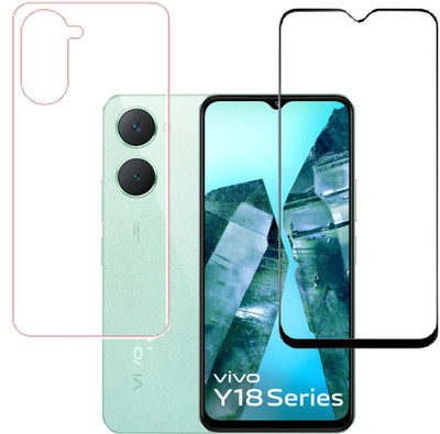 KARTRAY Front and Back Screen Guard for Vivo Y18(Pack of 2)