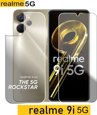 FINCH Front and Back Tempered Glass for REALME 9I 5G(Pack of 2)