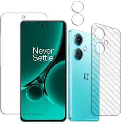 AHWAVEEDA Front and Back Screen Guard for ONEPLUS NORD CE 3 FRONT AND BACK ( C) SCREEN GUARD(Pack of 3)