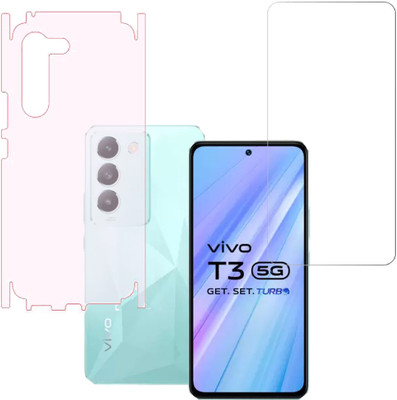 KARTRAY Front and Back Screen Guard for Vivo T3 5G(Pack of 2)