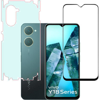 SPRITZEN Front and Back Screen Guard for Vivo Y18(Pack of 2)