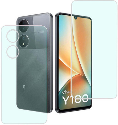 MOKPLZ Front and Back Screen Guard for VIVO Y100 5G(Pack of 3)