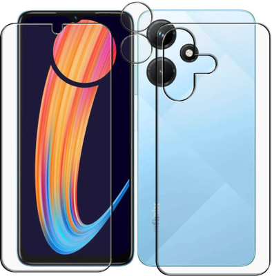 tombik Front and Back Screen Guard for HJ164-Infinix Hot 30i-FB-LENS(Pack of 3)
