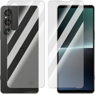 FCS Front and Back Screen Guard for Sony Xperia 1 V Front+Back (Glossy)(Pack of 2)