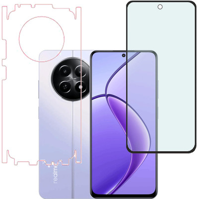 KARTRAY Front and Back Screen Guard for Realme 12x 5G(Pack of 2)