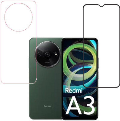 SPRITZEN Front and Back Screen Guard for Mi A3(Pack of 2)