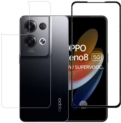 ECMERED Front and Back Screen Guard for Oppo Reno 8, Oppo Reno8, Oppo Reno8 5G(Pack of 1)