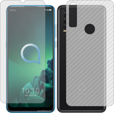 Mobling Front and Back Tempered Glass for ALCATEL 3X 2019(Pack of 2)