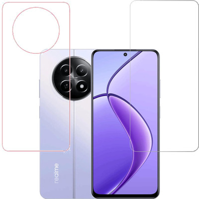 KARTRAY Front and Back Screen Guard for Realme 12x 5G(Pack of 2)