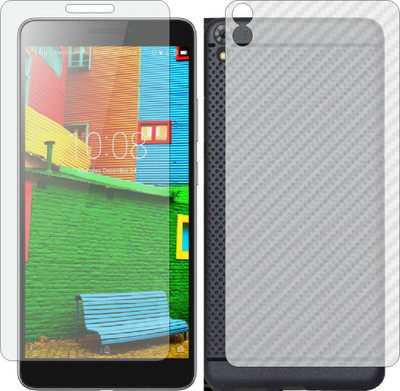 ZINGTEL Front and Back Screen Guard for LENOVO PB1 750M PHAB (Front Matte Finish & Back 3d Carbon Fiber)(Pack of 2)
