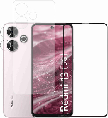 ICROMECK Front and Back Screen Guard for Redmi 13 5G, Xiaomi Redmi 13 5G, MI 13 5G, Redmi13 5G(Pack of 2)