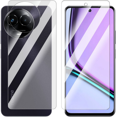Enlinea Front and Back Screen Guard for Realme V50s 5G Front+Back (Glossy)(Pack of 2)