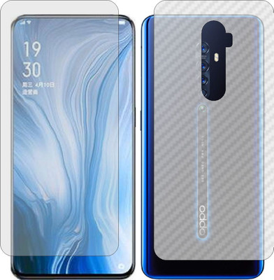 Mobling Front and Back Tempered Glass for OPPO CPH1945 RENO2 Z(Pack of 2)