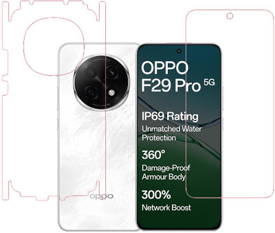 SPRITZEN Front and Back Screen Guard for Oppo F29 Pro 5G, Front Clear Back Clear(Pack of 2)
