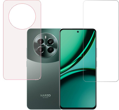 VAYUVAULT Front and Back Tempered Glass for realme Narzo 70 Pro 5G(Pack of 2)