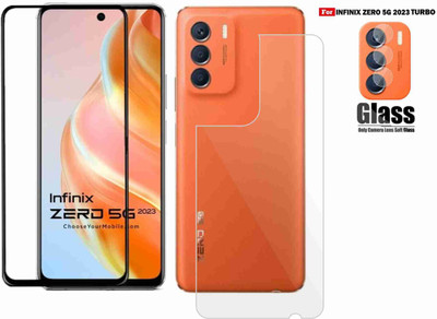 FINCH Front and Back Screen Guard for Infinix Zero 5G 2023 TURBO(Pack of 2)