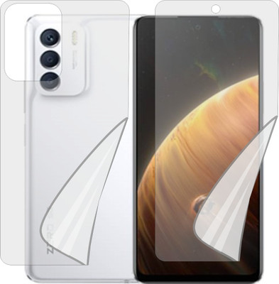 ZINGTEL Front and Back Tempered Glass for INFINIX ZERO 2023 5G (Edge To Edge TPU, Full Coverage)(Pack of 1)