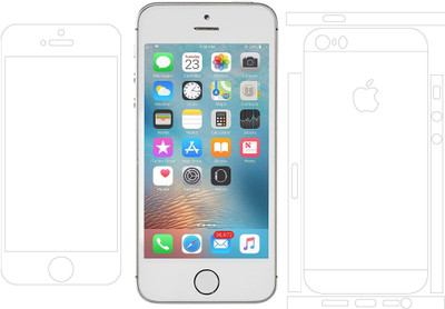 GeniusStar Front and Back Screen Guard for Apple iPhone 5s(Pack of 1)
