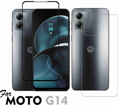 FINCH Front and Back Screen Guard for MOTOROLA G14, MOYTO G14, MOTO G14(Pack of 2)