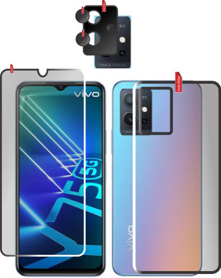 chakoor Front and Back Screen Guard for vivo y75 5g(Pack of 3)