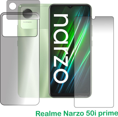 chakoor Front and Back Screen Guard for Realme Narzo 50i Prime(Pack of 3)