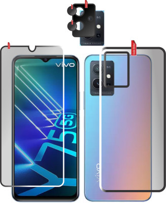 chakoor Front and Back Screen Guard for vivo y75 5g(Pack of 3)
