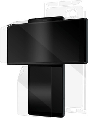 Navyabhii Front and Back Screen Guard for NOV23-LG Wing(Pack of 1)