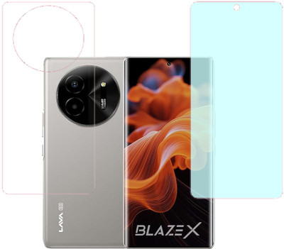 VAYUVAULT Front and Back Screen Guard for LAVA Blaze X 5G(Pack of 2)