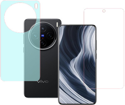 KARTRAY Front and Back Screen Guard for Vivo X200 Pro 5G, Front Clear Back Matte(Pack of 2)