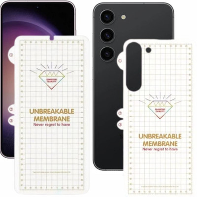 ankSONline Front and Back Screen Guard for Samsung Galaxy S22 Plus, |Unbreakable [Transparent Protective ,Anti-Scratch](Pack of 1)