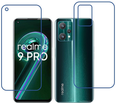 DVTECH Front and Back Screen Guard for 9H Crystal Clear Front And TPU BackRealme 9 Pro(Pack of 1)