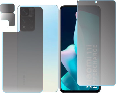 chakoor Front and Back Screen Guard for Xiaomi 11i HyperCharge 5G(Pack of 2)
