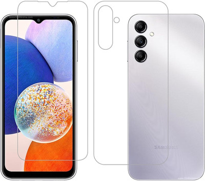 ISAAK Front and Back Screen Guard for Samsung Galaxy M15 5G Unbreakable Front and Back Screen Guard (COMBO PACK)(Pack of 2)
