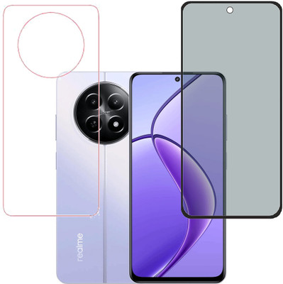 KARTRAY Front and Back Screen Guard for Realme 12x 5G(Pack of 2)