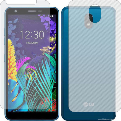 Mobling Front and Back Tempered Glass for LG K30 2019(Pack of 2)