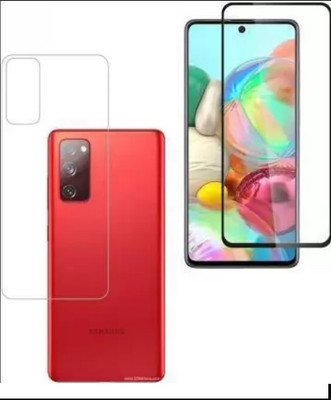 LIGHTWINGS Front and Back Screen Guard for Front Back SCREEN GUARD Samsung Galaxy S20 FE (P- 2)(Pack of 2)