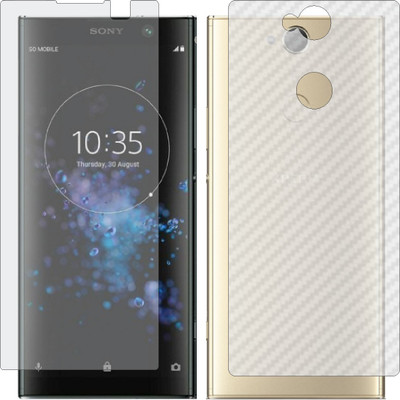Mobling Front and Back Tempered Glass for SONY XPERIA XA2 PLUS(Pack of 2)