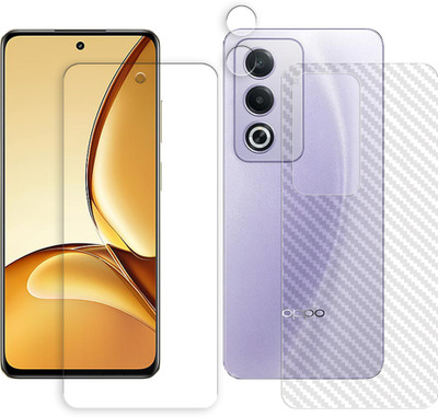 MUTAALI Front and Back Tempered Glass for Oppo A80 5G FRONT AND BACK, CAMERA LANS PROTECTOR(Pack of 1)