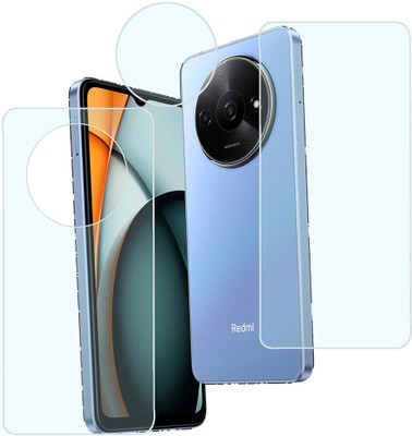 MOKPLZ Front and Back Screen Guard for REDMI A3 PRO 5G(Pack of 3)